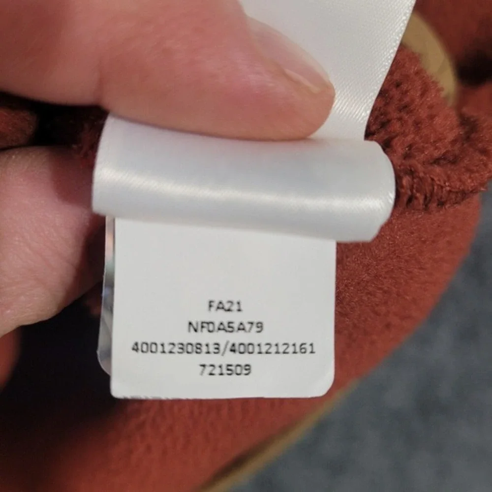The North Face CRAGMONT Fleece Mens‎ XL 1/4 Snap Front Sherpa Rust Orange
